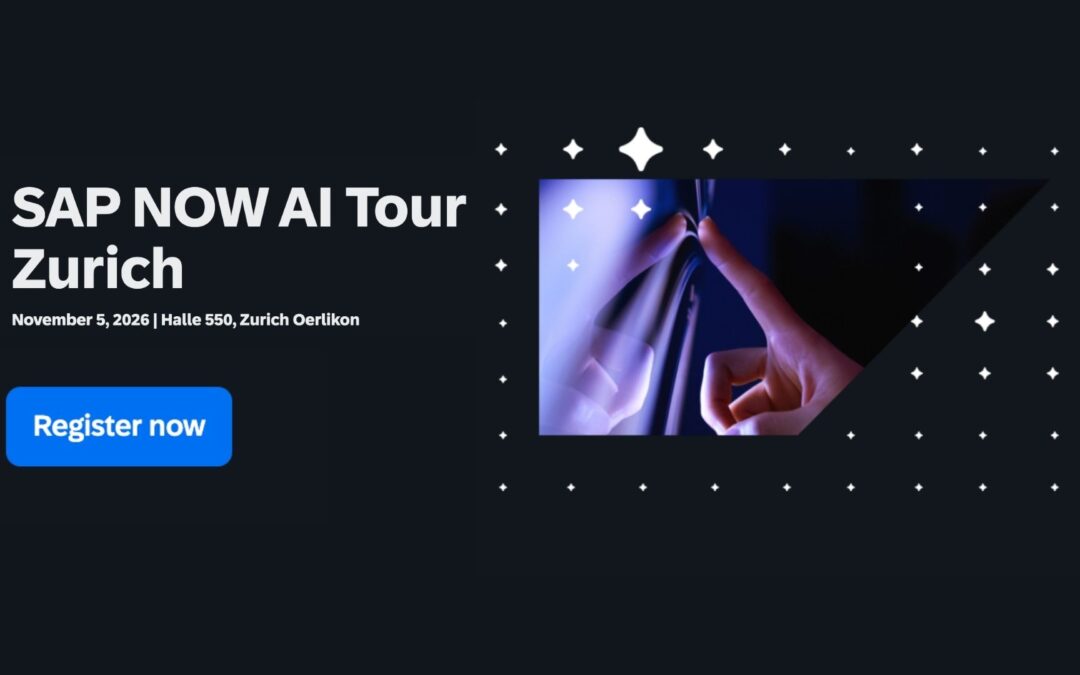SAP NOW AI Tour Zurich 2026